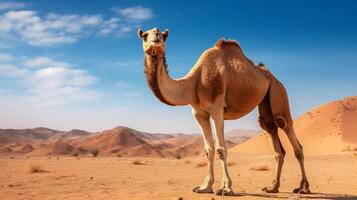 AI generated camel high quality image photo