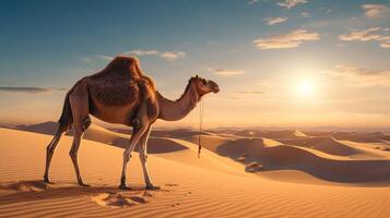 AI generated camel high quality image photo