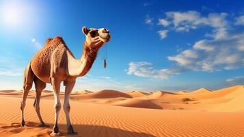 AI generated camel high quality image photo