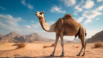 AI generated camel high quality image photo