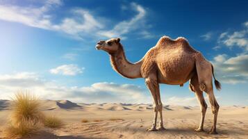 AI generated camel high quality image photo