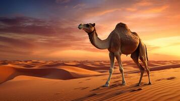 AI generated camel high quality image photo