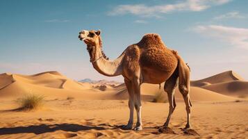 AI generated camel high quality image photo