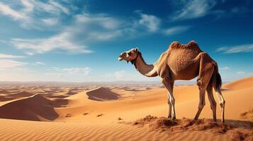 AI generated camel high quality image photo