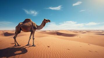 AI generated camel high quality image photo