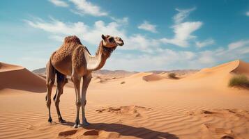 AI generated camel high quality image photo