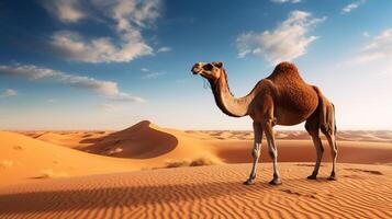 AI generated camel high quality image photo