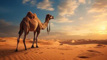 AI generated camel high quality image photo