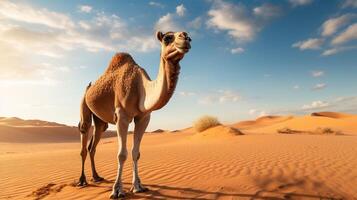 AI generated camel high quality image photo