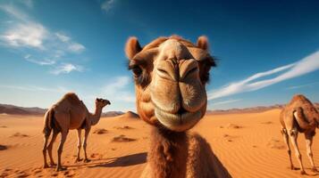 AI generated camel high quality image photo