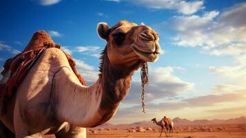 AI generated camel high quality image photo