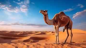 AI generated camel high quality image photo