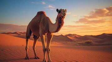 AI generated camel high quality image photo