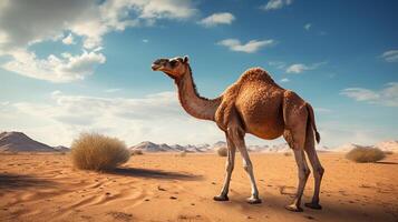 AI generated camel high quality image photo