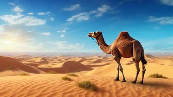 AI generated camel high quality image photo