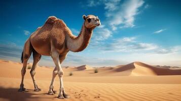 AI generated camel high quality image photo