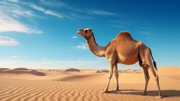 AI generated camel high quality image photo