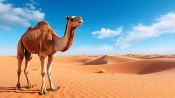 AI generated camel high quality image photo