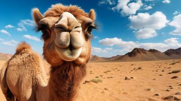 AI generated camel high quality image photo