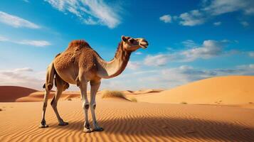 AI generated camel high quality image photo