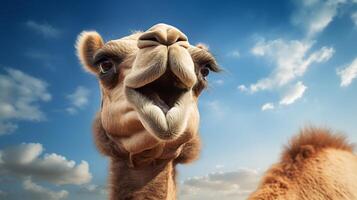 AI generated camel high quality image photo