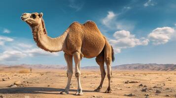 AI generated camel high quality image photo