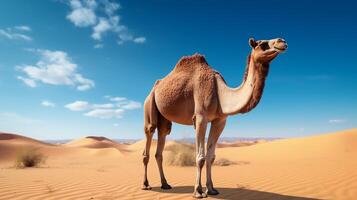 AI generated camel high quality image photo