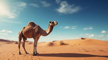 AI generated camel high quality image photo
