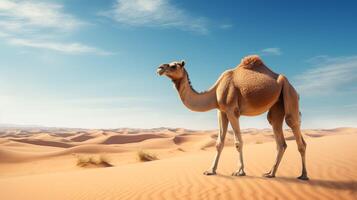 AI generated camel high quality image photo