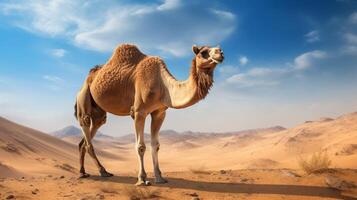 AI generated camel high quality image photo