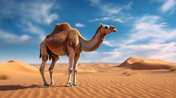 AI generated camel high quality image photo