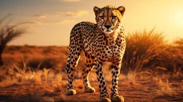 AI generated cheetah high quality image photo