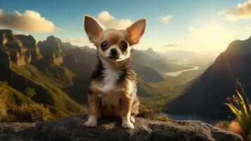 AI generated chihuahua high quality image photo