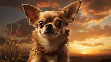 AI generated chihuahua high quality image photo