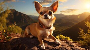 AI generated chihuahua high quality image photo