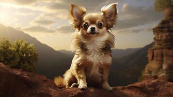 AI generated chihuahua high quality image photo