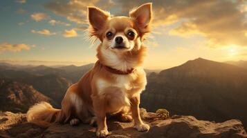 AI generated chihuahua high quality image photo