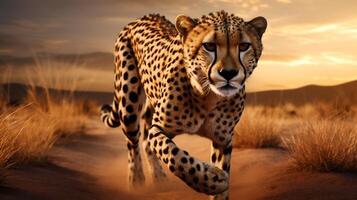 AI generated cheetah high quality image photo