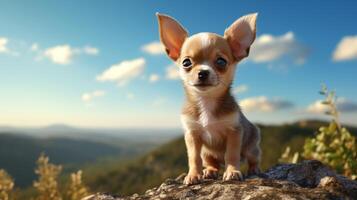 AI generated chihuahua high quality image photo