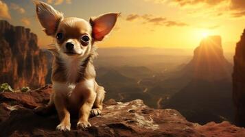 AI generated chihuahua high quality image photo