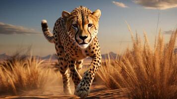 AI generated cheetah high quality image photo