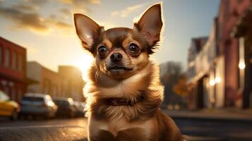 AI generated chihuahua high quality image photo