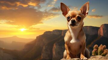 AI generated chihuahua high quality image photo