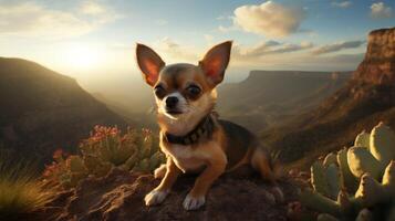 AI generated chihuahua high quality image photo