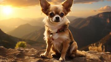 AI generated chihuahua high quality image photo