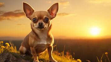 AI generated chihuahua high quality image photo