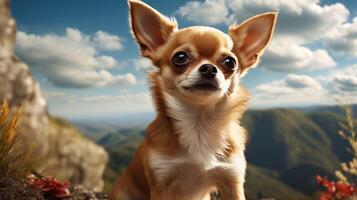 AI generated chihuahua high quality image photo