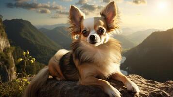 AI generated chihuahua high quality image photo