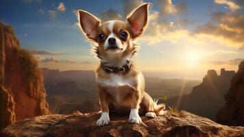 AI generated chihuahua high quality image photo