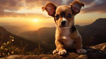 AI generated chihuahua high quality image photo